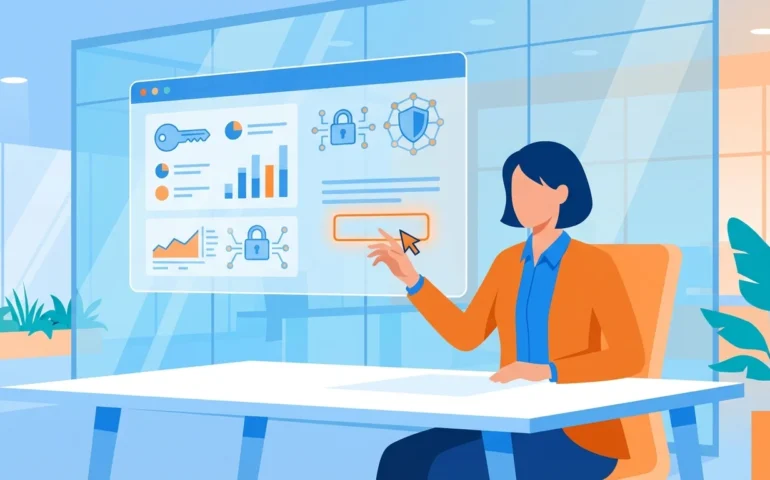 Employee clicking Allow button on fake OAuth permission screen while attacker gains data access